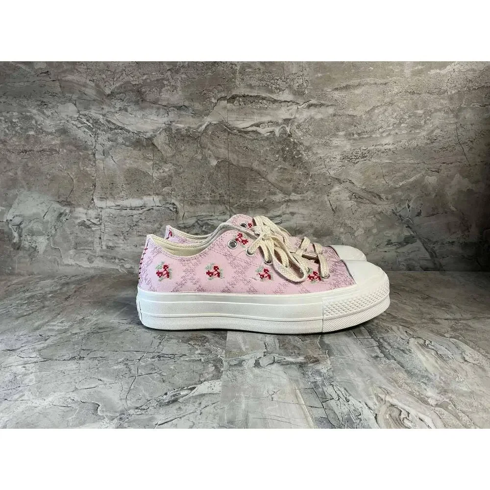 Converse Chuck Taylor All Star LIFT PLATFORM Sneaker bordeaux da Donna - Picture 7 of 9